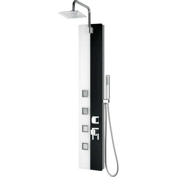 A And E Bath And Shower Vista X Vista Pressure Balanced, Thermostatic Shower Panel - White