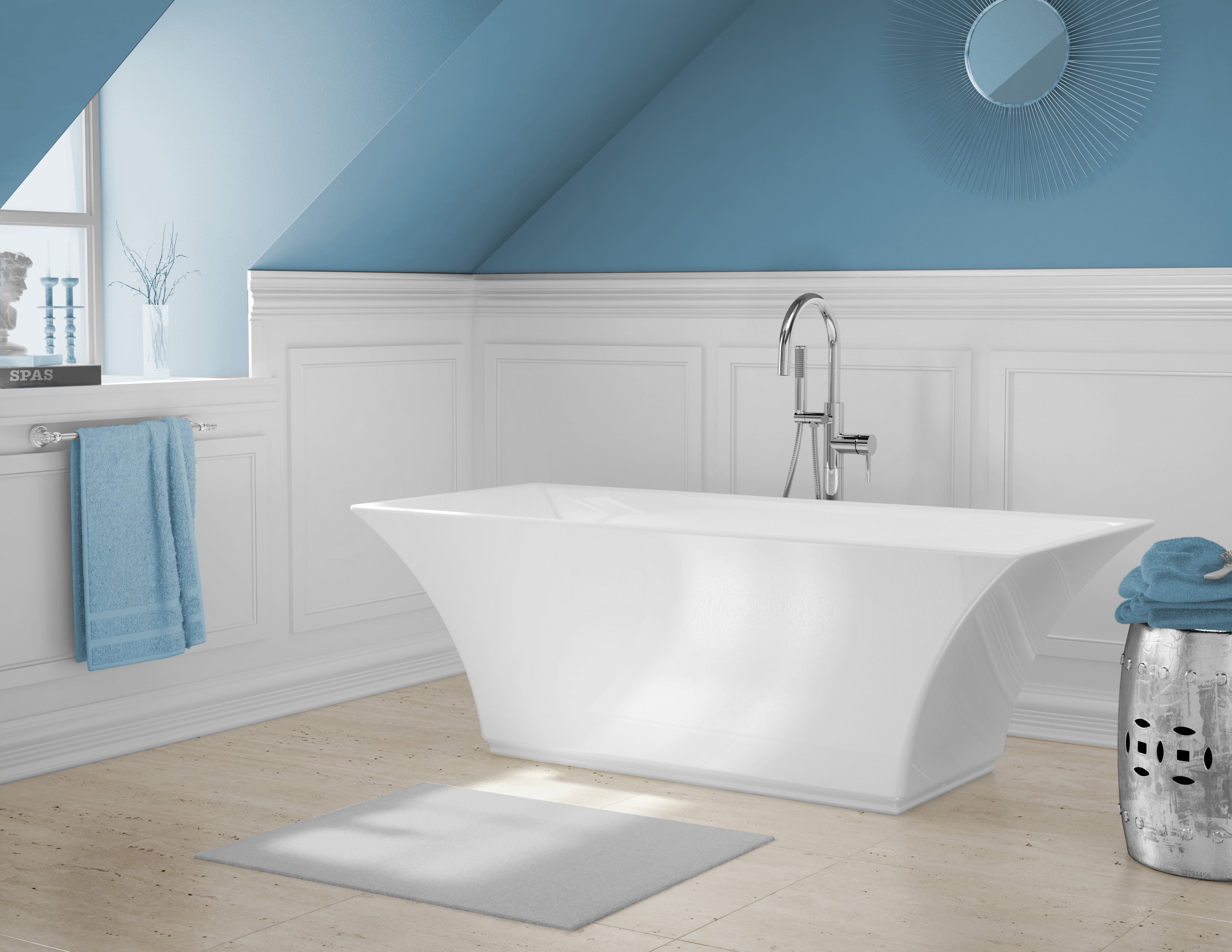 A&E Bath Tessa-NF Freestanding Bathtub 67"