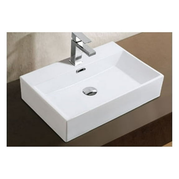 A&E Bath and Shower Classic Over The Counter Vessel Ceramic Basin Sink Xander