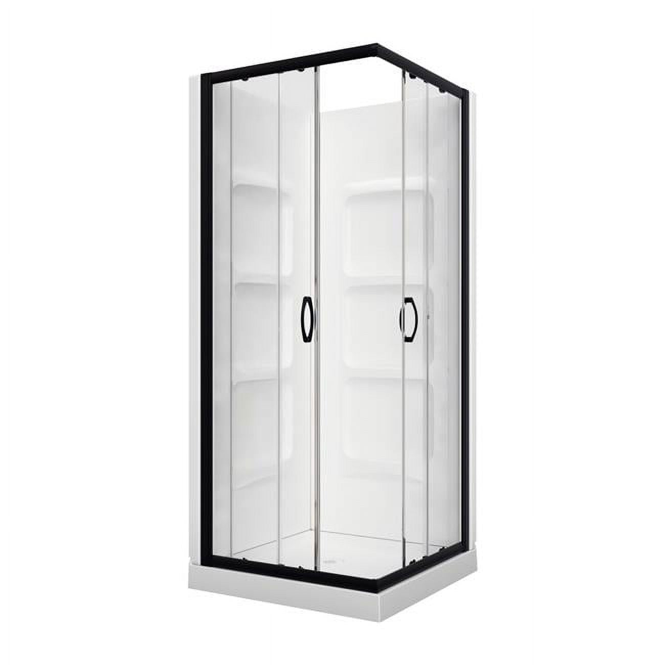 A&E Bath and Shower Danny-36-BLK-KIT Shower