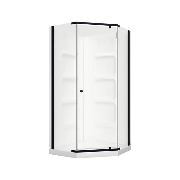 A&E Bath and Shower Nevada-38-BLK-KIT