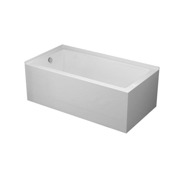 A&E Bath and Shower Sunna-R Right Corner Bathtub