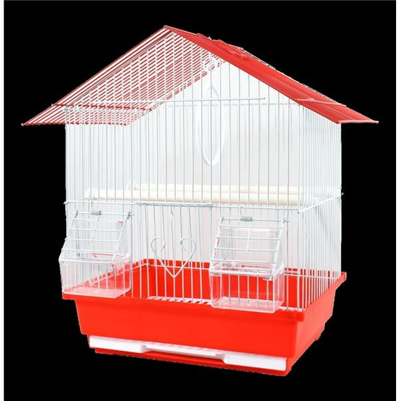 A&E Cage AE1209H SP Red 12 x 9 in. House Top in Retail Box, Red