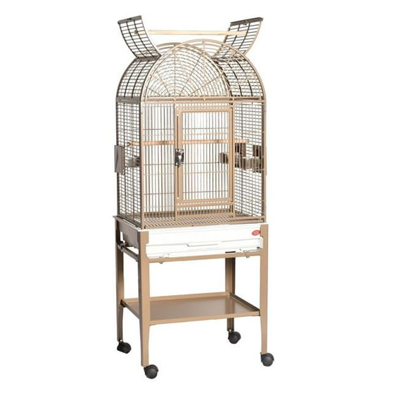 A&E Cage GA22217C HQ Sandstone 22 x 17 in. Dome Top Cage with Plastic Base, Sandstone