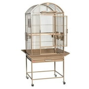 A&E Cage 9002422 HQ Sandstone 24 x 22 x 61 in. Medium Dome Top Bird Cage, Sandstone - 2 Box per Set