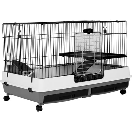 A&E Cage 32"x21"x26" DELUXE 2 Level Small Animal Cage