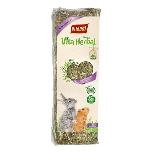 A&E Cage 103095 500 g Vitapol Herbal Polish Hay & Field Grass Small Animal Treat