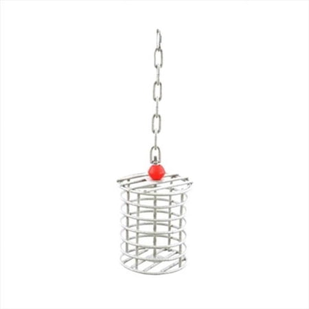 A&E Cage AE-RTFS Platinum Small Round Bird Toy Feeder