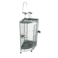 thumbnail image 1 of A&E Cage CC2525 Black 36 x 25 x 66 in. Medium Corner Cage with PlayTop, Black, 1 of 1
