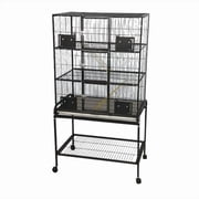 A&E Cage 32x22 - 3 Level Animal Cage with Removable Base-Material:Metal
