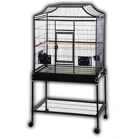 A& E Cage Co. Elegant Style Large Flight Bird Cage in Black