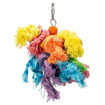 A&E Cage Co. Happy Beaks Parakeet Toy Small Woolly Monster