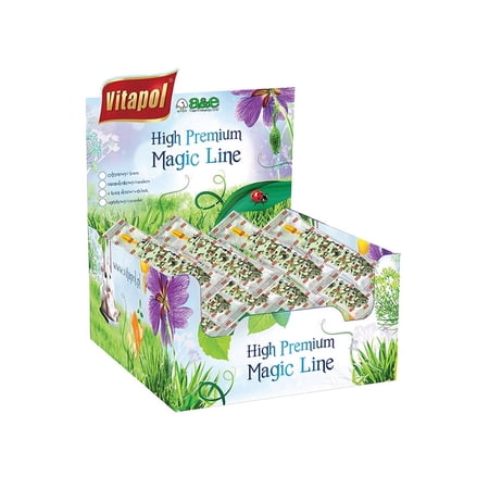 A&E Cage Co Magic Small Animal Cucumber Treat Sticks, 12 Count Display