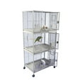 thumbnail image 1 of A&E Cage Co. Triple Stack Cage, 36"" x24, Platinum (3624-3 Platinum), 1 of 4