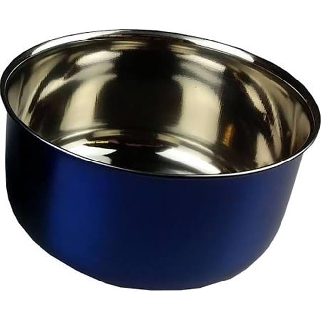 A&E Cage Company 10oz Coop Cup with Ring & Bolt - Color Box Blue Stainless Steel