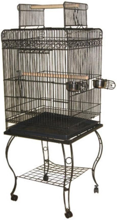 A&E Cage Company 20" X 20" Play Top Bird Cage in White