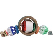 A&E Cage Company Hb822 Java Wood Tape Dispenser Bird Toy, Medium, Multicolor
