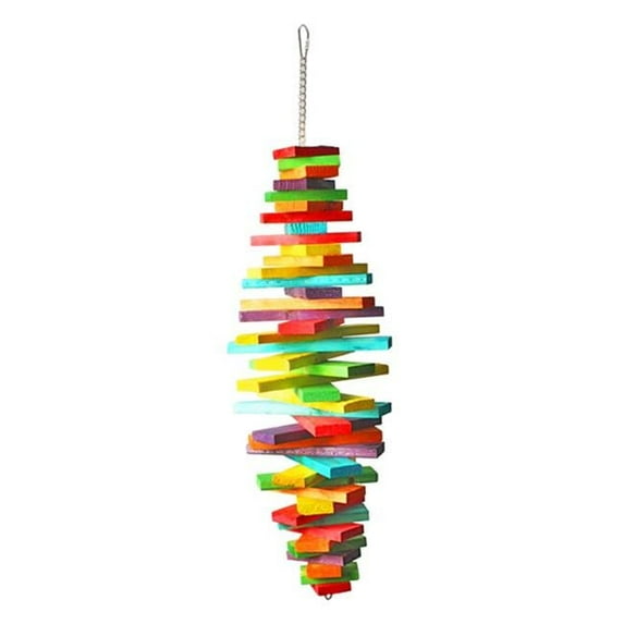 A & E Cage HB01268 Spiral Blocks, Multicolor - Medium