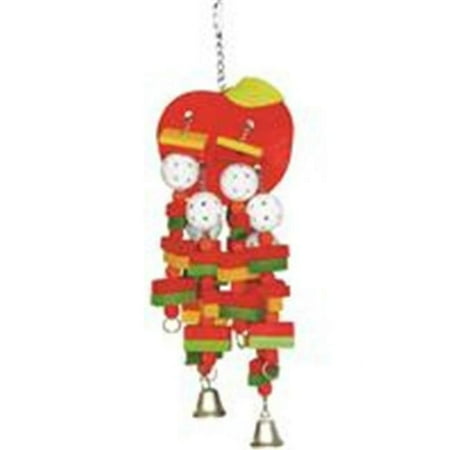 A & E Cage HB01281 Wooden Apple Toy, Large