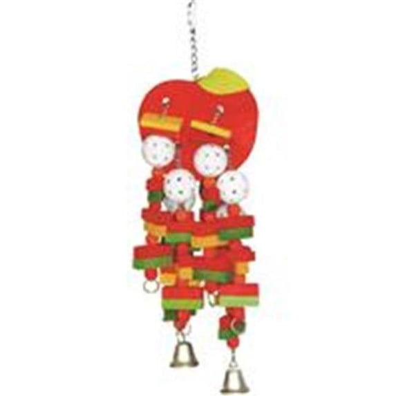 A & E Cage HB01281 Wooden Apple Toy, Large
