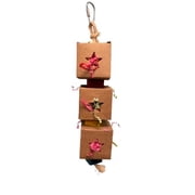A&E Cage 103091 Happy Beaks Star Shred & Seek Bird Toy, Medium