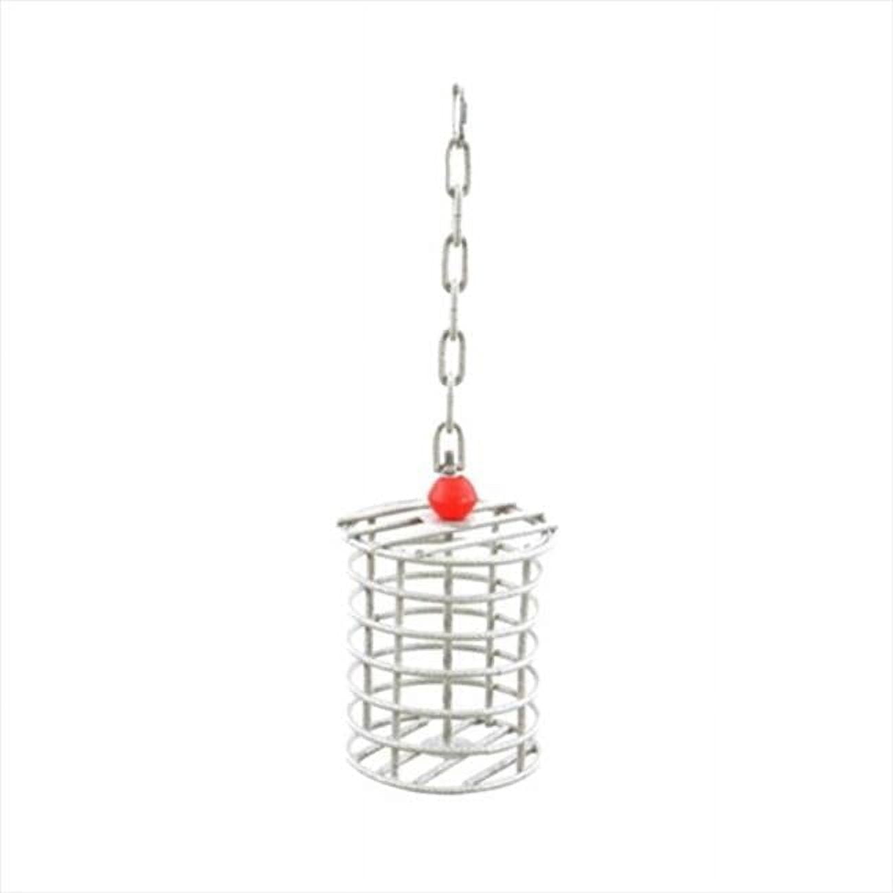 A&E Cage  Large Round Bird Toy Feeder - Black - Large