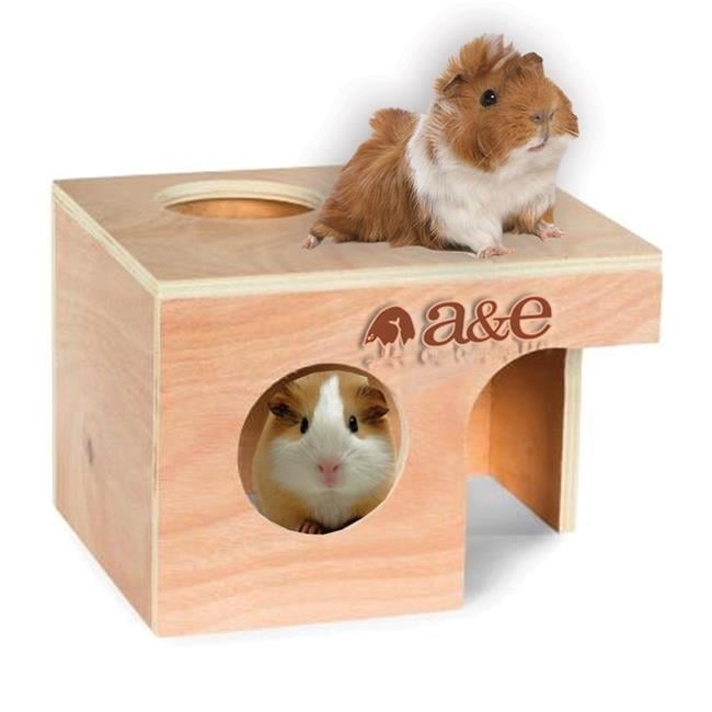 A&E Cage NB003 10 x 8.37 x 7 in. Guinea Pig Hut - Large