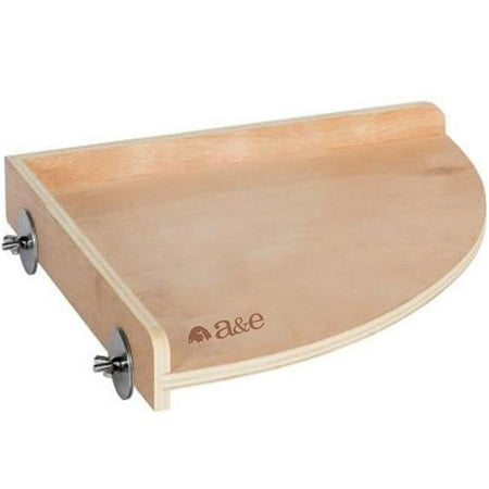 A&E Cage NB008 11 x 11 x 1.62 in. Small Animal Corner Shelf - Large