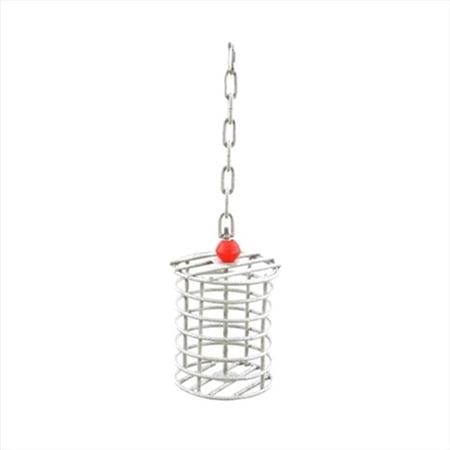 Small Round Bird Toy Feeder AE-RTFS Platinum