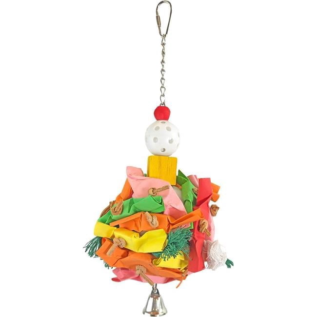 A&E HB01553 Happy Beaks Monster Ball Bird Toy with Bell
