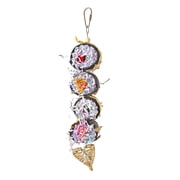 Happy Beaks Cali Roll Sushi Stack Hanging Bird Toys by A&E Cage Co