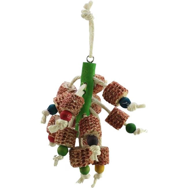 A&E HB01526 Happy Beaks Kernel Pop Hanging Bird Toy