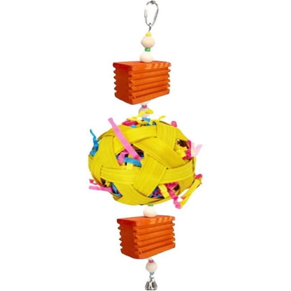 A&E HB01528 Happy Beaks Party Ball Hanging Bird Toy