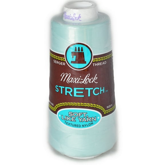 A&E Maxi Lock Stretch Textured Nylon Mint Green Serger Thread  MWN-32427