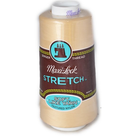 A&E Maxi Lock Stretch Textured Nylon Natural Serger Thread MWN-32599