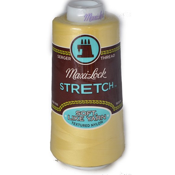 A&E Maxi Lock Stretch Textured Nylon Sunlight Serger Thread MWN-43402