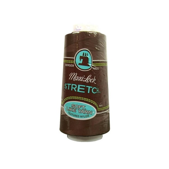 A&E Maxi Lock Stretch Thread 2000yd Brown