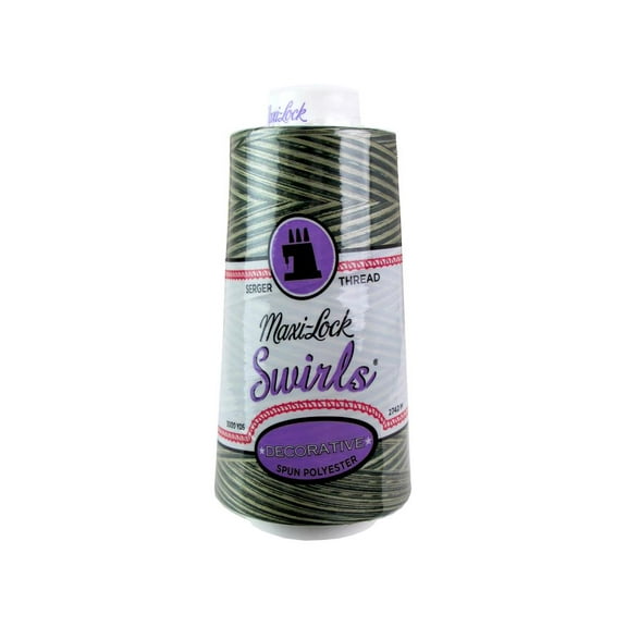A&E Maxi Lock Swirls Thread 3000yd Forestry Mint
