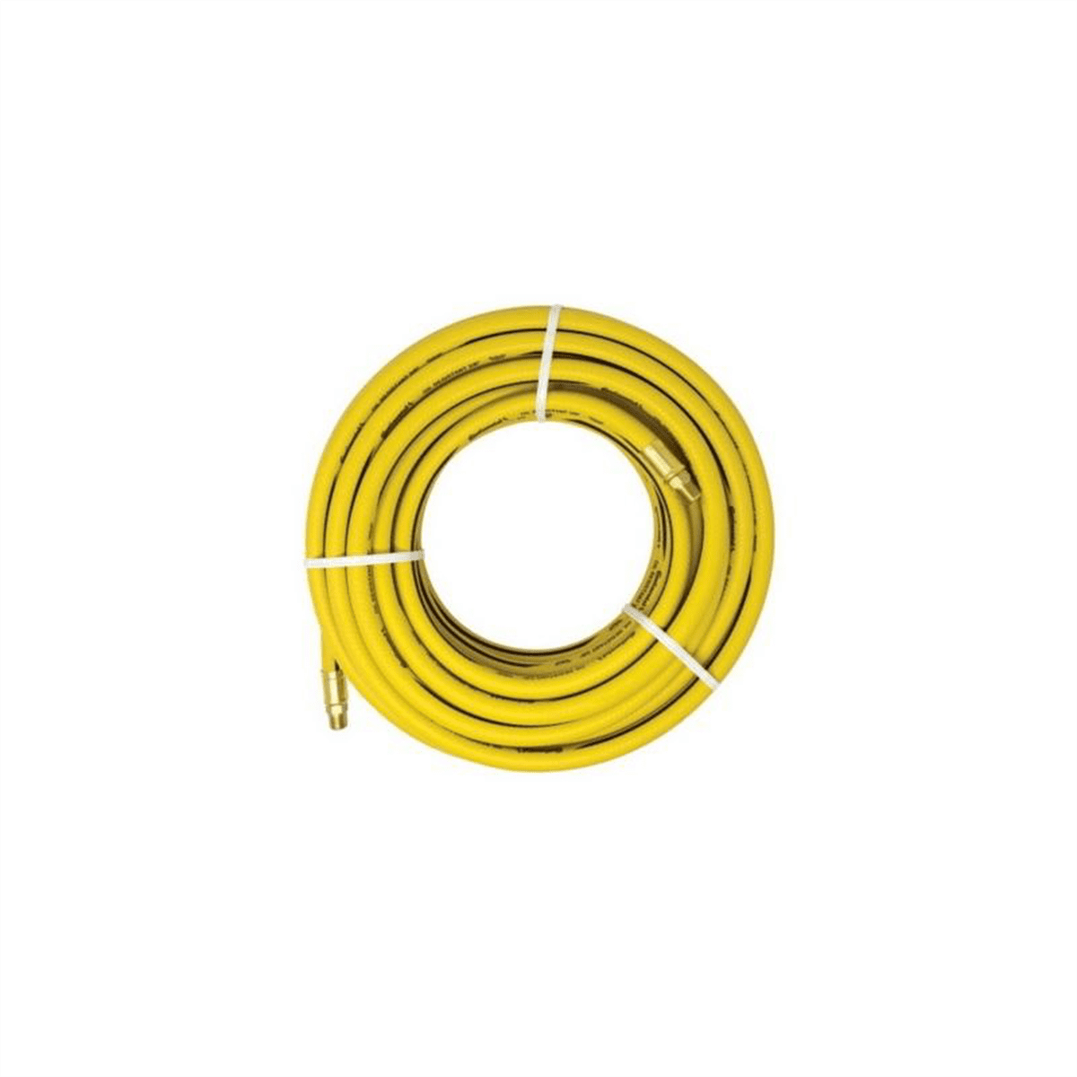 AES Industries Continental 7368 Air Hose, 3/8 in ID, 50 ft, 1/4 in MNPT, 250 psi, Rubber, Yellow