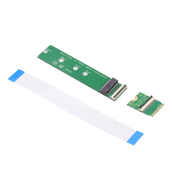A+E to NVME M Interfaces Adapter Card for HDDs Port Extension from 2230 to 2280