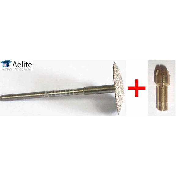 A+Elite Umbrella Diamond Nail Drill Bit Bur Burr Podiatry W/ 3/32" Dremel Collet
