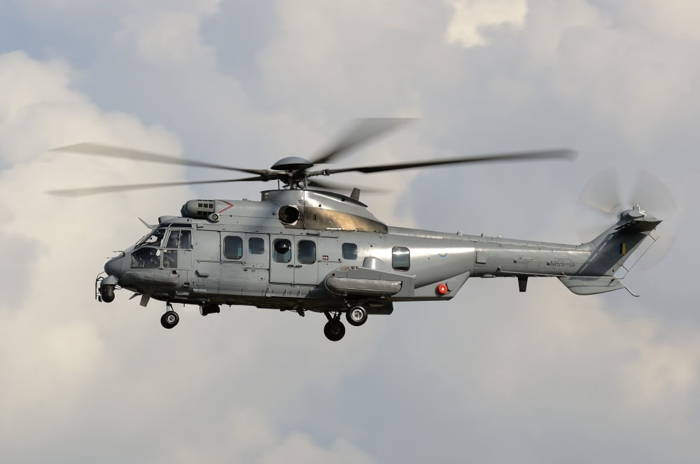 A Eurocopter AS532 Cougar of the Royal Malaysian Air Force Canvas Art - Remo GuidiStocktrek Images (18 x 12)