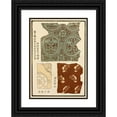 thumbnail image 1 of A. F. Stoddard & Company 18x24 Black Ornate Framed Double Matted Museum Art Print Titled: Chinese Prints Pl.103 (1871-1894), 1 of 5
