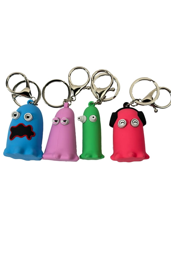 Brand Presents Collectable Keychains With Adley's Fun Friends Keychain Packs (Rainbow Ghost)
