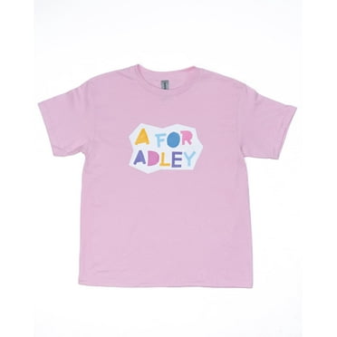 A FOR ADLEY Merch, Adley's Best Friends Forever Line BFF Craft Logo Youth Tee Shirt in Colors Handpicked by Adley (8, Light Pink)