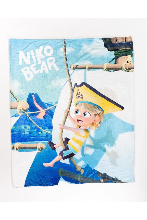 Merch, Pirate Niko Adventure Blanket from an Animation Scene Made for Adley's Brother Niko Bear!