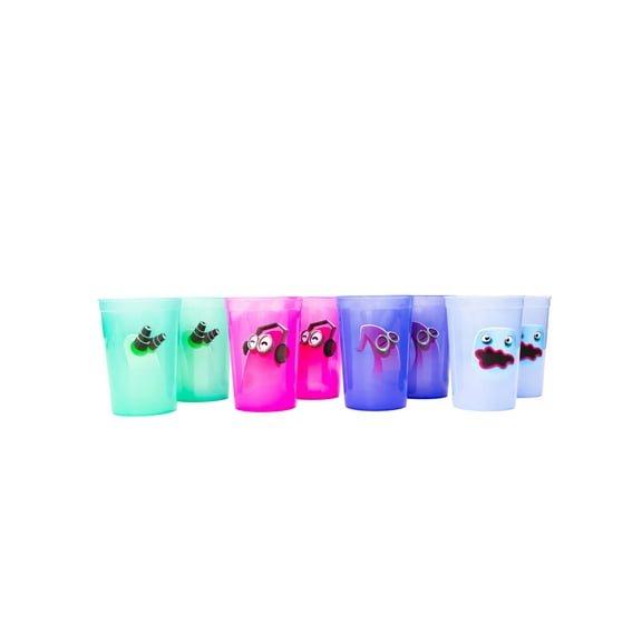 A FOR ADLEY Rainbow Ghosts Color Changing Cups (8 pack)