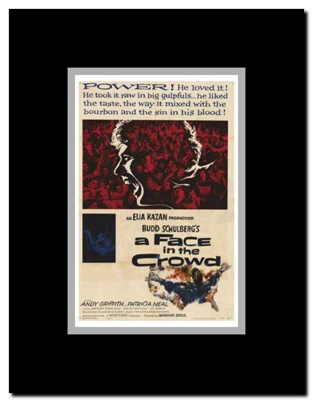 A Face in the Crowd Framed Movie Poster