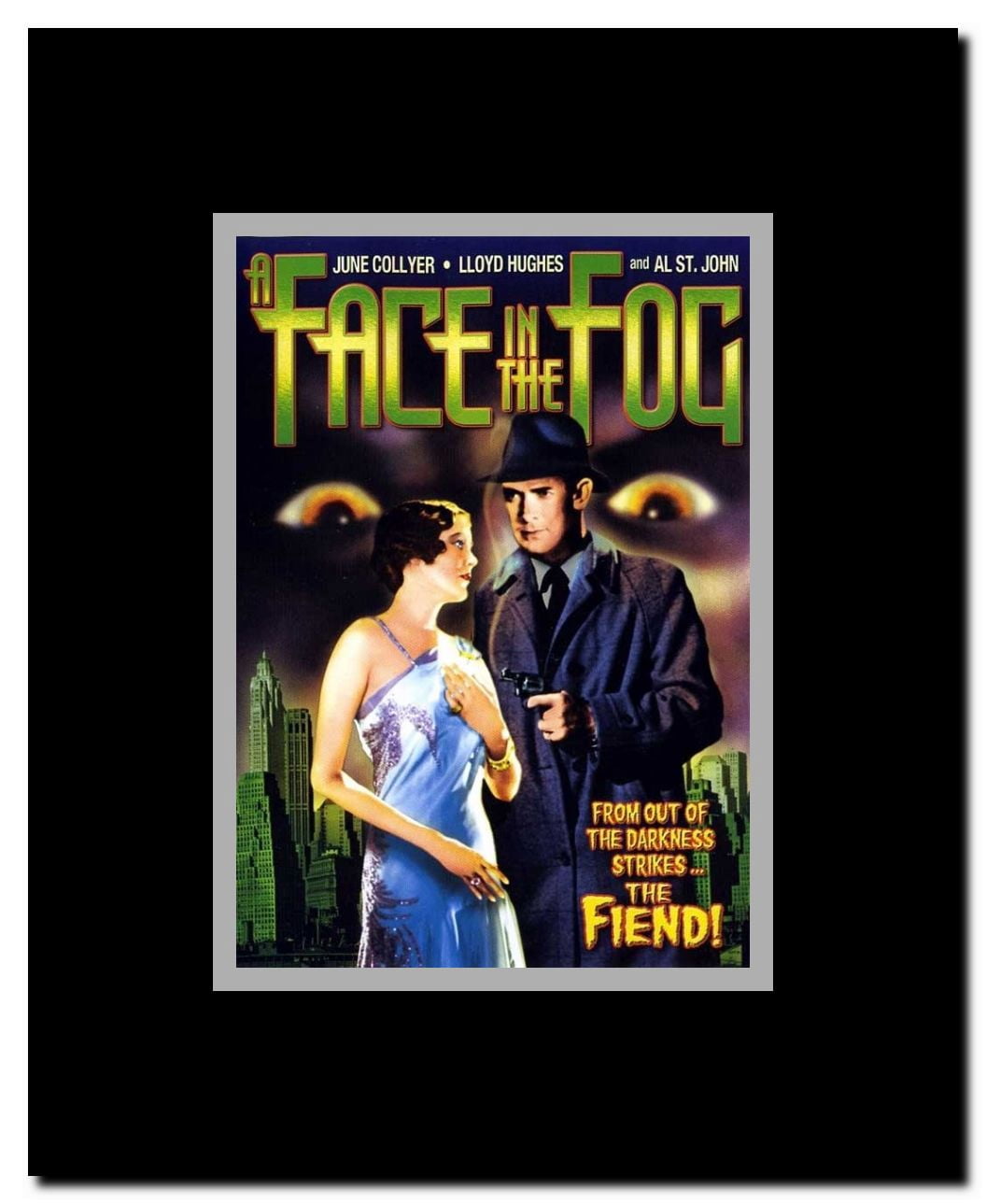 A Face in the Fog Framed Movie Poster