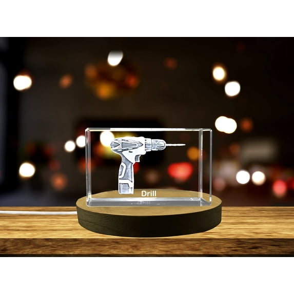A Faceted Crystal Drill - Honoring Progress Through Persistence